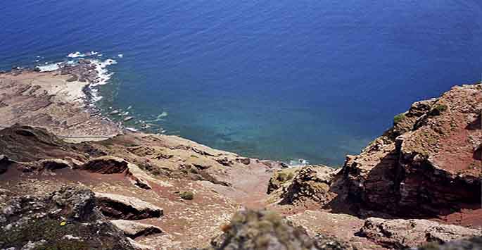 Randonnée Canaries falaise à Tenerife Akaoka