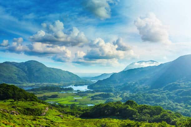 Randonnée Kerry : Panorama sur les montagnes du Kerry