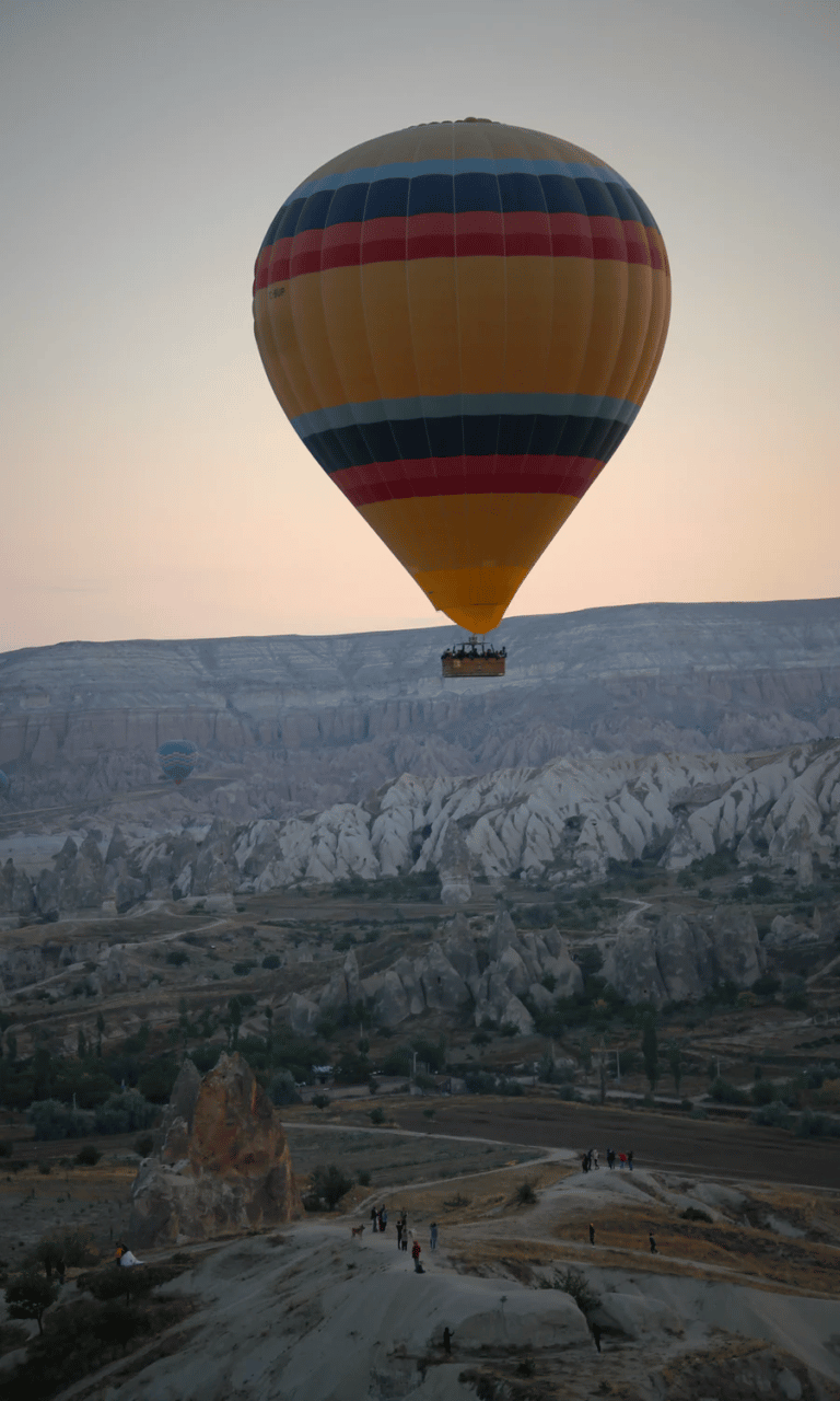 Visite Turquie en Montgolfières face au coucher de soleil