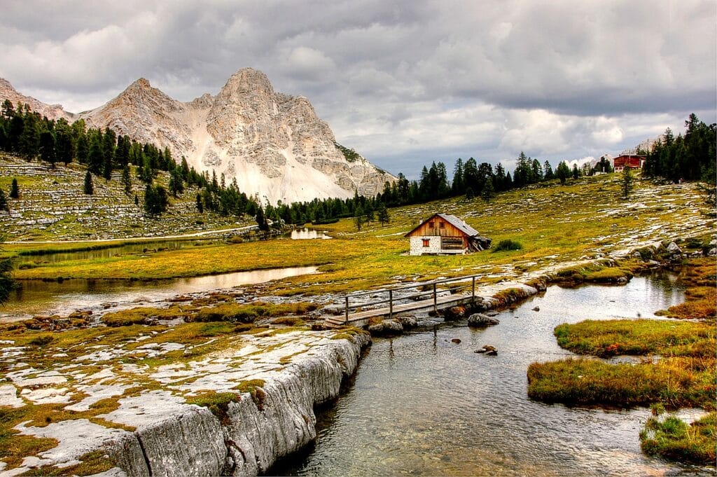 Randonnée Italie refuge aux Dolomites Akaoka