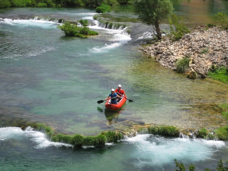 Canoë Croatie réserve naturelle du Velebit Akaoka