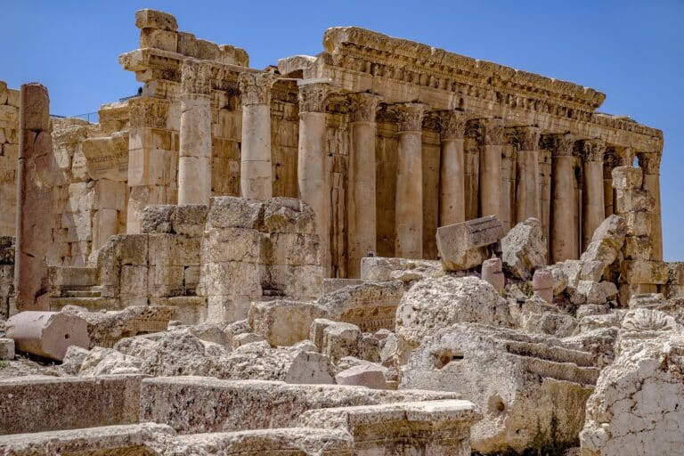 Randonnée Liban ruines d'un temple Akaoka