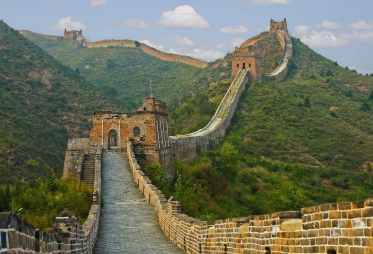 Séjour en Chine à Pékin : la grande muraille de Chine orangée Akaoka