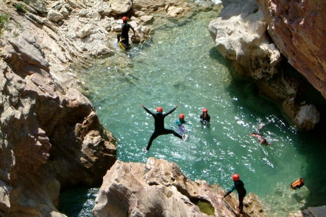 Canoying Espagne Sierra de Guara Akaoka