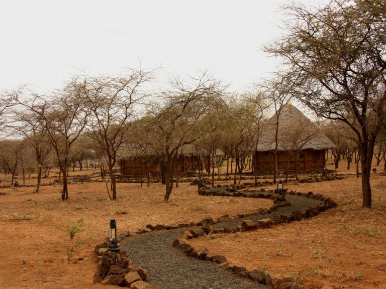 Séjour au Kenya : village traditionnel kenyan au milieu du désert Akaoka