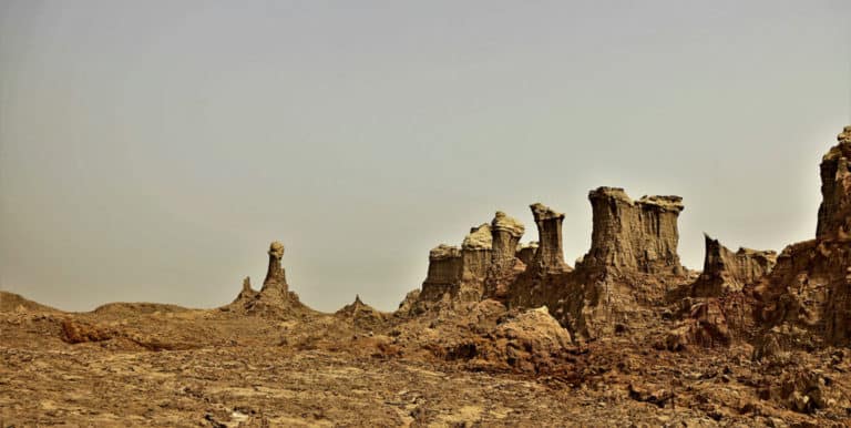 Trek Éthiopie : désert de Danakil situé dans la Corne de l'Afrique Akaoka