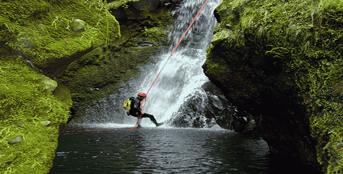 Canyoning Corse cascade Akaoka